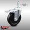 Service Caster 5 Inch SS Hard Rubber Swivel 3/8 Inch Threaded Stem Caster with Total Lock Brake SCC-SSTSTTL20S514-HRS-381615 - alternate 3